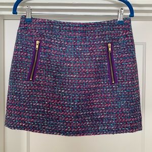JCrew tweed mini skirt size 4